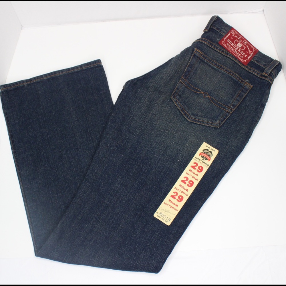 Lucky Brand Women Jean Dungarees Midrise flare sz8